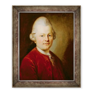 Tablou inramat - Anton Graff - Gotthold Ephraim Lessing, 70 x 85 cm