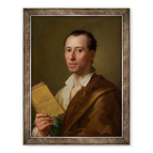Tablou inramat - Anton Raphael Mengs - Johann Joachim Winckelmann 1717–68, 60 x 80 cm