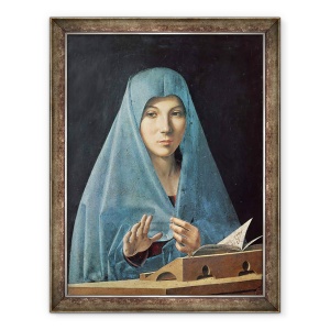 Tablou inramat - Antonello da Messina - Buna Vestire, 60 x 80 cm