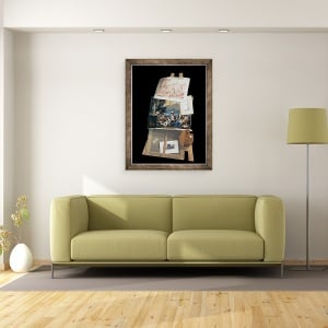 Tablou inramat - Antonio Forbera - sevaletul pictorului, 60 x 80 cm - Img 2