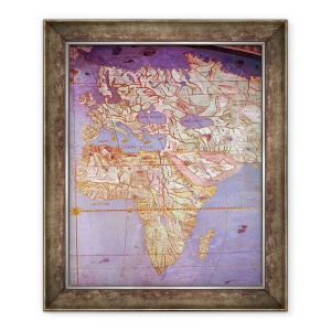 Tablou inramat - Antonio Giovanni de Varese - Harta Europei si Africii, 70 x 85 cm