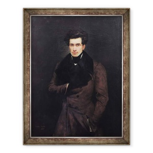 Tablou inramat - Ary Scheffer - Armand Carrel 1800-36, 60 x 80 cm