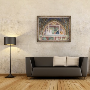 Tablou inramat - Barna da Siena - Buna Vestire, 70 x 90 cm - Img 2