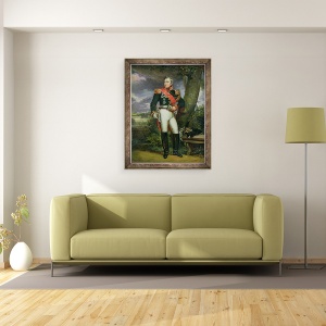 Tablou inramat - Baron Gerard, Francois Pascal Simon - Charles-Andre 1764-1832 Contele Pozzo di Borgo, 60 x 80 cm - Img 2