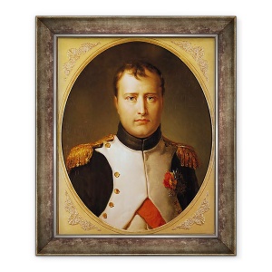 Tablou inramat - Baron Gerard, Francois Pascal Simon - Portretul lui Napoleon 1769-1821 in Uniforma, 70 x 85 cm