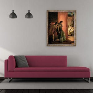 Tablou inramat - Baron Pierre-Narcisse Guerin - Clytemnestra, 50 x 60 cm - Img 2