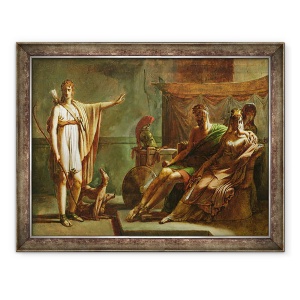 Tablou inramat - Baron Pierre-Narcisse Guerin - Phaedra si Hippolytus, 70 x 90 cm