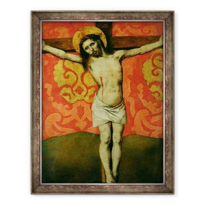 Tablou inramat - Barthelemy d'Eyck - Hristos pe cruce, 60 x 80 cm