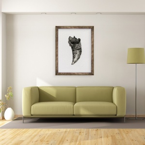 Tablou inramat - Bella Larsson - Dinte feline, 2014, 60 x 80 cm - Img 2