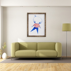 Tablou inramat - Bella Larsson - Micul salt, 60 x 80 cm - Img 2