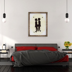 Tablou inramat - Bella Larsson - Stele gemene, 2009, 60 x 80 cm - Img 2
