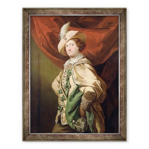 Tablou inramat - Benjamin van der Gucht - Henry Woodward in rolul lui Petruchio, 70 x 90 cm