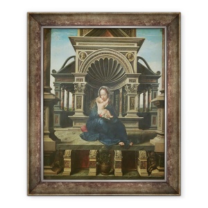 Tablou inramat - Bernard van Orley - Fecioara din Louvain, 50 x 60 cm