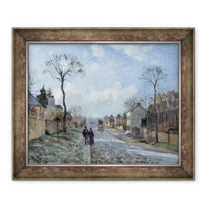 Tablou inramat - Camille Pissarro - Drumul spre Louveciennes, 70 x 85 cm