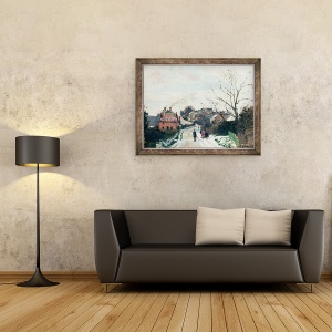 Tablou inramat - Camille Pissarro - Fox Hill, Norwood de Sus, 60 x 80 cm - Img 2