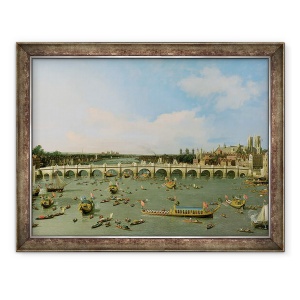 Tablou inramat - Canaletto - Podul Westminster, Londra, 70 x 90 cm