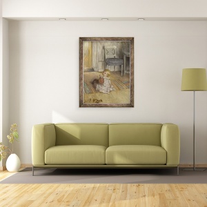 Tablou inramat - Carl Larsson - Pontus, 70 x 90 cm - Img 2