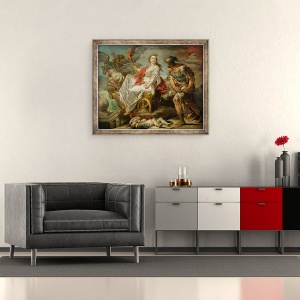 Tablou inramat - Carle van Loo - Jason si Medea, 50 x 60 cm - Img 2