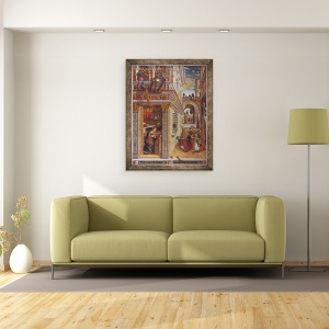 Tablou inramat - Carlo Crivelli - Buna Vestire cu Sfantul Emidian, 60 x 80 cm - Img 2