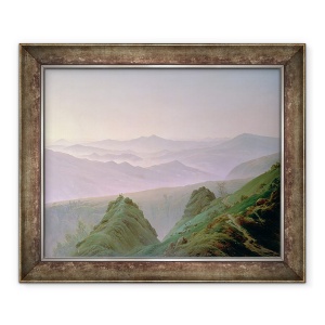 Tablou inramat - Caspar David Friedrich - Dimineata in munti, 70 x 85 cm