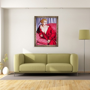 Tablou inramat - Catherine Abel - Kimono Rosu, 60 x 80 cm - Img 2