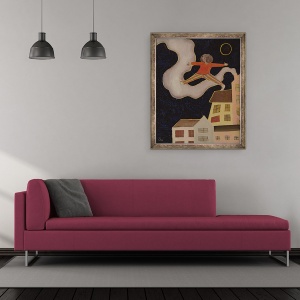 Tablou inramat - Celia Washington - Pas cu pas afara, 70 x 85 cm - Img 2
