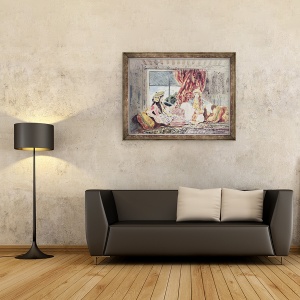 Tablou inramat - Charles Emile Callande de Champmartin - Tripoli, 60 x 80 cm - Img 2