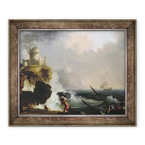 Tablou inramat - Charles Francois Lacroix de Marseille - Furtuna, 50 x 60 cm