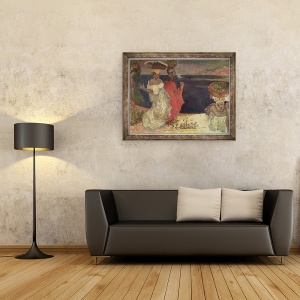 Tablou inramat - Charles Laval - Peisaj in Martinica, 60 x 80 cm - Img 2