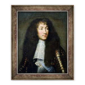 Tablou inramat - Charles Le Brun - Portretul lui Ludovic al XIV-lea 1638-1715, 50 x 60 cm