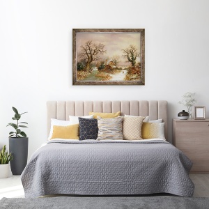 Tablou inramat - Charles Leaver - Scufita Rosie in zapada, 70 x 90 cm - Img 3