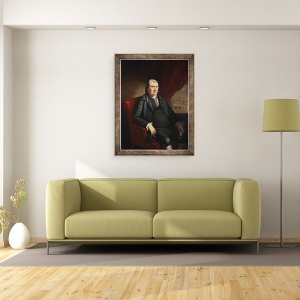 Tablou inramat - Charles Willson Peale - Robert Morris, 60 x 80 cm - Img 2