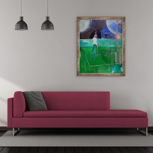Tablou inramat - Charlotte Evans - patina, 50 x 60 cm - Img 2