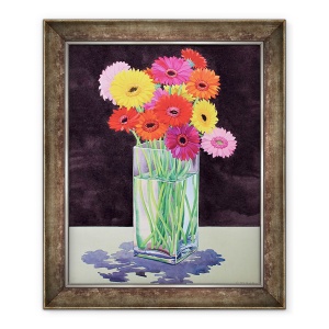 Tablou inramat - Christopher Ryland - Gerberas, 70 x 85 cm