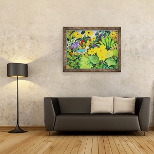 Tablou inramat - Christopher Ryland - Gradina de toamna, 70 x 90 cm - Img 2