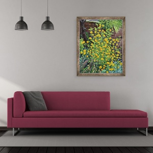 Tablou inramat - Christopher Ryland - Kerria japonica, 50 x 60 cm - Img 2