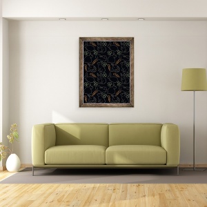 Tablou inramat - Claire Huntley - Iepurasi de noapte, 70 x 90 cm - Img 2