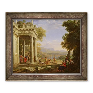 Tablou inramat - Claude Lorrain - David este consacrat rege de Samuel, 50 x 60 cm