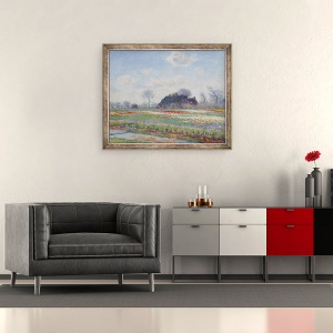Tablou inramat - Claude Monet - Campuri Tulip in Sassenheim, 50 x 60 cm - Img 2