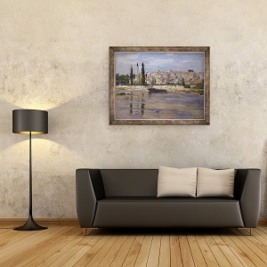 Tablou inramat - Claude Monet - Carrieres-Saint-Denis, 60 x 80 cm - Img 2