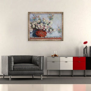 Tablou inramat - Claude Monet - Crizanteme I, 50 x 60 cm - Img 2