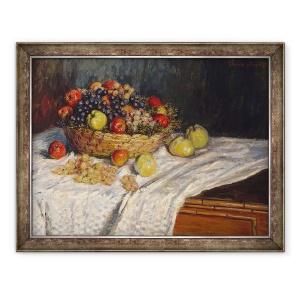 Tablou inramat - Claude Monet - Mere si struguri, 60 x 80 cm