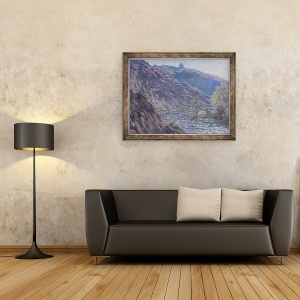 Tablou inramat - Claude Monet - Raul Petite Creuse, 60 x 80 cm - Img 2