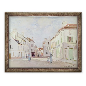 Tablou inramat - Claude Monet - Rue de la Chaussee in Argenteuil, 60 x 80 cm