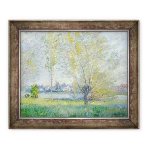 Tablou inramat - Claude Monet - Salcii la Vetheuil, 70 x 85 cm