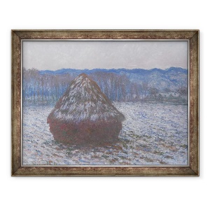 Tablou inramat - Claude Monet - Stiva de grau, 60 x 80 cm