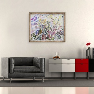 Tablou inramat - Claudia Hutchins-Puechavy - Frunze I, 50 x 60 cm - Img 2