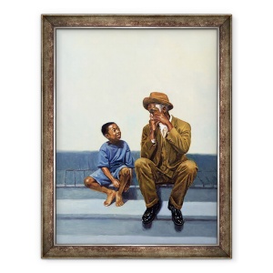 Tablou inramat - Colin Bootman - Lectie de muzica 2, 70 x 90 cm