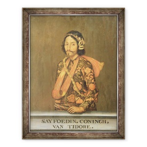 Tablou inramat - Coningh van Tidore - Saifuddin, 70 x 90 cm