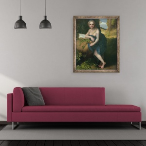 Tablou inramat - Correggio - Magdalena, 50 x 60 cm - Img 2